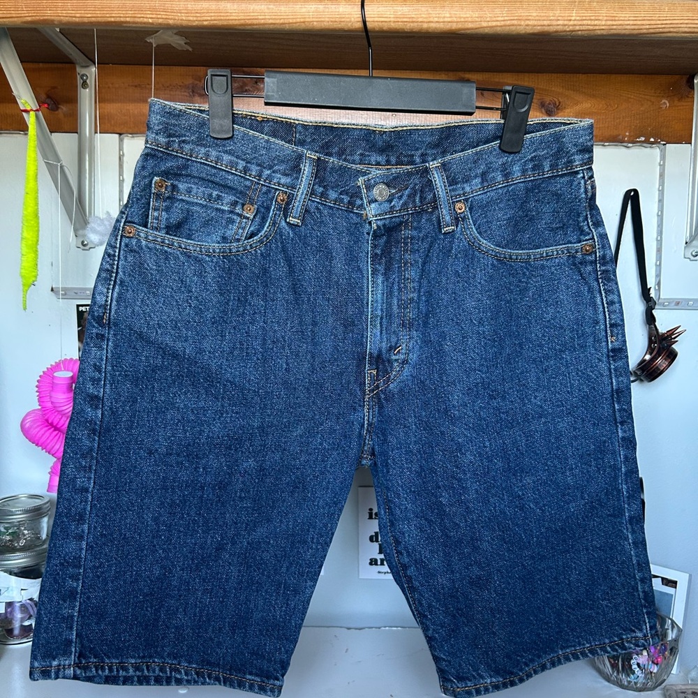 Levi's Dark Blue Jean Shorts for Men
